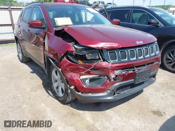 ✅ 2021 Jeep Compass Altitude • VIN: 3C4NJDBB9MT584061 • Lot: 42326415. Listed on IAAI with 60,682 mi. Free auction sales archive from the USA and detailed vehicle history report at DreamBid. Image 6.