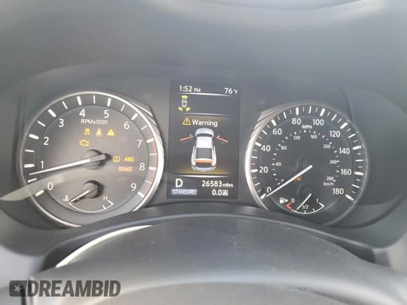 ✅ 2020 Infiniti Q60 Red Sport 400 • VIN: JN1FV7EK4LM400383 • Lot: 87031234. Listed on Copart with 26,583 mi. Free auction sales archive from the USA and detailed vehicle history report at DreamBid. Image 9.