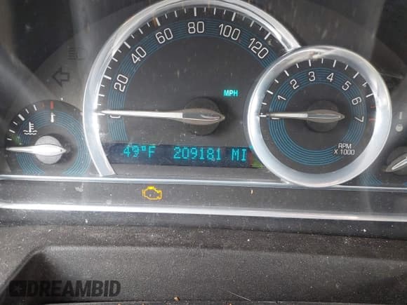 ✅ 2011 Chevrolet HHR LS • VIN: 3GNBAAFW1BS560779 • Lot: 41590007. Listed on IAAI with 209,181 mi. Free auction sales archive from the USA and detailed vehicle history report at DreamBid. Image 7.