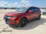 2022 Chevrolet Blazer RS z VIN 3GNKBKRSXNS148649, wystawiony jako Copart lot #81478495 z przebiegiem 29 388 mil mil oraz Szkoda całkowita • Salvage title. Historia ofert i sprzedaży dostępna na DreamBid. Obrazek 1.