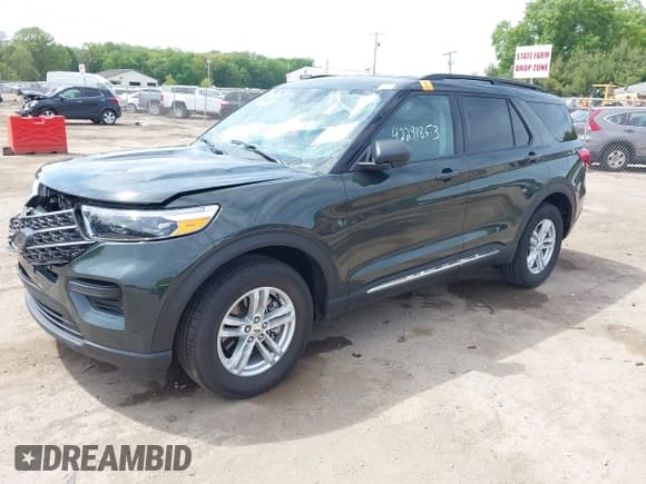 ✅ 2024 Ford Explorer XLT • VIN: 1FMSK8DHXRGA19611 • Lot: 42291853. Wystawiony na IAAI z przebiegiem 22 312 mil. Bezpłatny archiwum sprzedaży aukcyjnych z USA i szczegółowy raport historii pojazdu na DreamBid. Zdjęcie 2.