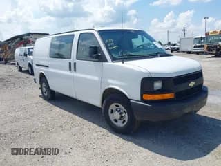 ✅ 2013 Chevrolet Express Cargo • VIN: 1GCWGFCA4D1161061 • Lot: 42831097. Listed on IAAI with 244,695 mi. Free auction sales archive from the USA and detailed vehicle history report at DreamBid. Image 1.