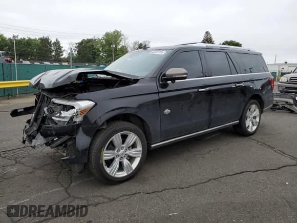 ✅ 2022 Ford Expedition Max King Ranch • VIN: 1FMJK1PT5NEA50743 • Лот: 62401205. Опубликован ранее на Copart с пробегом 40 310 миль. Бесплатный доступ к архиву аукционных продаж из США и подробный отчёт об истории автомобиля на DreamBid. Изображение 1.