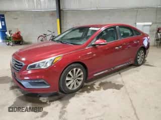 2015 Hyundai Sonata Limited z VIN 5NPE34AF1FH216832, wystawiony jako Copart lot #86785235 z przebiegiem 128 403 mil mil oraz Szkoda całkowita • Salvage title. Historia ofert i sprzedaży dostępna na DreamBid. Obrazek 1.