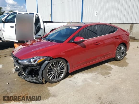 ✅ 2018 Hyundai Elantra Sport • VIN: KMHD04LB5JU718655 • Лот: 84419195. Опубликован ранее на Copart с пробегом 121 784 миль. Бесплатный доступ к архиву аукционных продаж из США и подробный отчёт об истории автомобиля на DreamBid. Изображение 1.