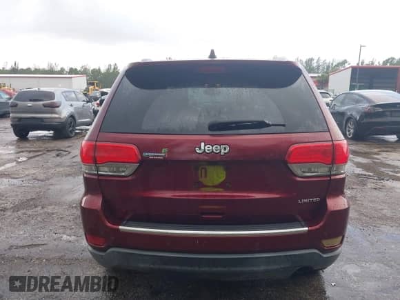 2017 Jeep Grand Cherokee Limited z VIN 1C4RJEBGXHC685212, wystawiony jako IAAI lot #43358135 z przebiegiem 98 711 mil mil oraz . Historia ofert i sprzedaży dostępna na DreamBid. Obrazek 16.