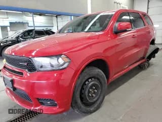 ✅ 2019 Dodge Durango GT Plus • VIN: 1C4RDJDG1KC770170 • Lot: 90129715. Listed on Copart with 53,870 mi. Free auction sales archive from the USA and detailed vehicle history report at DreamBid. Image 1.