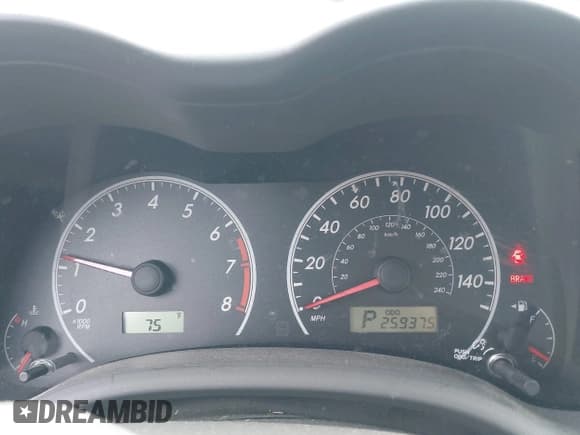 ✅ 2010 Toyota Corolla • VIN: 2T1BU4EE2AC265051 • Лот: 43091386. Опубликован ранее на IAAI с пробегом 259 375 миль. Бесплатный доступ к архиву аукционных продаж из США и подробный отчёт об истории автомобиля на DreamBid. Изображение 7.