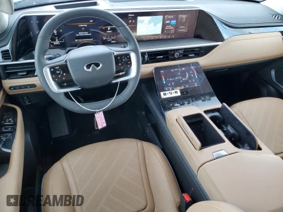 ✅ 2025 Infiniti QX80 Luxe • VIN: JN8AZ3BA2S9001350 • Lot: 64030505. Listed on Copart with 3,310 mi. Free auction sales archive from the USA and detailed vehicle history report at DreamBid. Image 8.