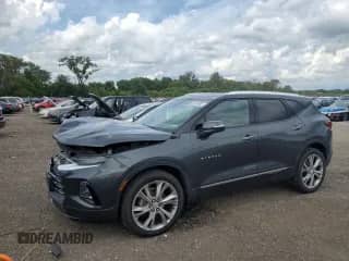 2019 Chevrolet Blazer Premier z VIN 3GNKBKRS0KS689401, wystawiony jako Copart lot #64030885 z przebiegiem 61 358 mil mil oraz Szkoda całkowita • Salvage title. Historia ofert i sprzedaży dostępna na DreamBid. Obrazek 1.