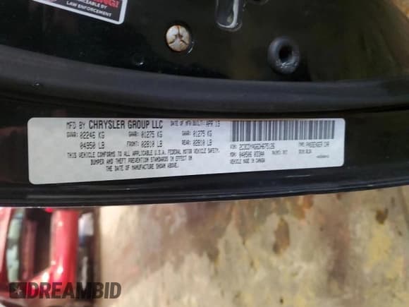 ✅ 2013 Dodge Challenger Rallye Redline • VIN: 2C3CDYAG6DH675126 • Lot: 45531025. Wystawiony na Copart z przebiegiem 184 389 mil. Bezpłatny archiwum sprzedaży aukcyjnych z USA i szczegółowy raport historii pojazdu na DreamBid. Zdjęcie 12.