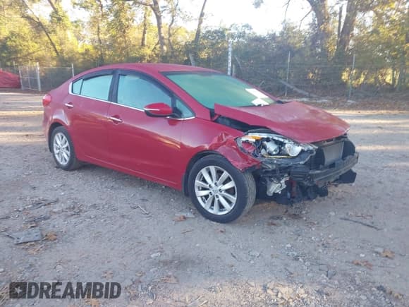 ✅ 2015 Kia Forte EX • VIN: KNAFX4A81F5267061 • Лот: 43449293. Опубликован ранее на IAAI с пробегом 94 597 миль. Бесплатный доступ к архиву аукционных продаж из США и подробный отчёт об истории автомобиля на DreamBid. Изображение 1.