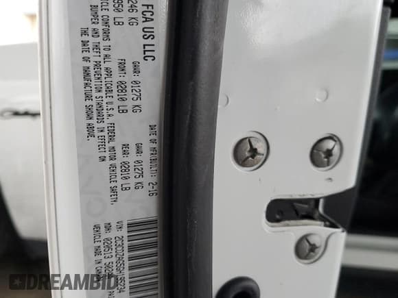 ✅ 2016 Dodge Challenger SXT • VIN: 2C3CDZAG5GH195234 • Lot: 82634815. Wystawiony na Copart z przebiegiem 94 186 mil. Bezpłatny archiwum sprzedaży aukcyjnych z USA i szczegółowy raport historii pojazdu na DreamBid. Zdjęcie 12.