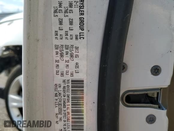 ✅ 2011 Jeep Compass • VIN: 1J4NT1FA1BD165502 • Лот: 84660624. Опубликован ранее на Copart с пробегом 44 117 миль. Бесплатный доступ к архиву аукционных продаж из США и подробный отчёт об истории автомобиля на DreamBid. Изображение 13.