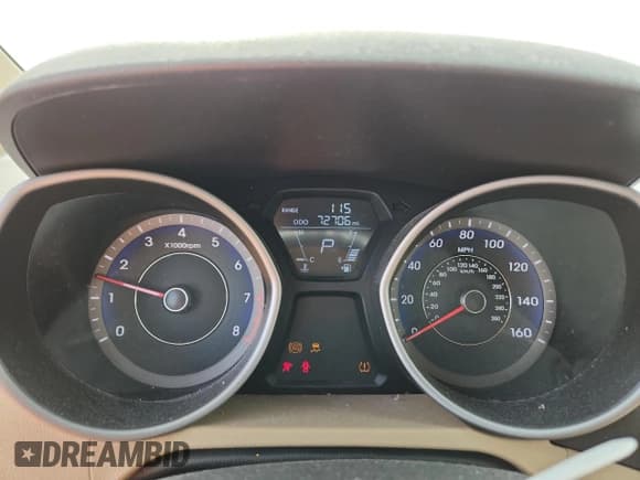 ✅ 2013 Hyundai Elantra GLS • VIN: KMHDH4AE7DU502462 • Lot: 82062565. Listed on Copart with 72,706 mi. Free auction sales archive from the USA and detailed vehicle history report at DreamBid. Image 9.