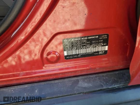 2017 Mitsubishi Outlander ES with VIN JA4AP3AU3HZ002670, listed as a Copart auction lot 86716685 with 101,389 mi miles and Clean title. Bid and sale history available at DreamBid. Image 13.