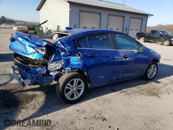 ✅ 2016 Chevrolet Cruze LT • VIN: 1G1BE5SM8G7246313 • Lot: 71712692. Listed on Copart with Not provided. Free auction sales archive from the USA and detailed vehicle history report at DreamBid. Image 3.