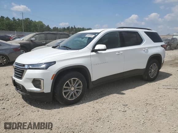 ✅ 2023 Chevrolet Traverse LT Cloth • VIN: 1GNEVMKW6PJ151369 • Lot: 68903965. Listed on Copart with Not provided. Free auction sales archive from the USA and detailed vehicle history report at DreamBid. Image 1.