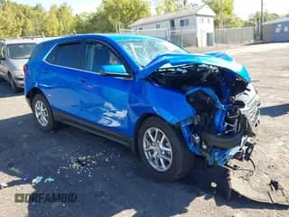 2024 Chevrolet Equinox LT с VIN 3GNAXUEG2RS118223, выставлен на аукционе IAAI как лот 43163297 с пробегом Не указан миль и . История ставок и продаж доступна на DreamBid. Изображение 1.