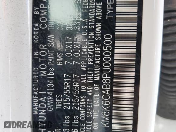 ✅ 2023 Hyundai Kona SEL • VIN: KM8K6CAB8PU000500 • Лот: 68302674. Опубликован ранее на Copart с пробегом 11 175 миль. Бесплатный доступ к архиву аукционных продаж из США и подробный отчёт об истории автомобиля на DreamBid. Изображение 13.