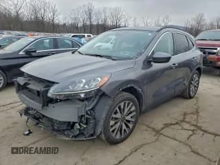✅ 2021 Ford Escape Titanium • VIN: 1FMCU9J93MUA62151 • Lot: 95686215. Listed on Copart with 112,291 mi. Free auction sales archive from the USA and detailed vehicle history report at DreamBid. Image 1.