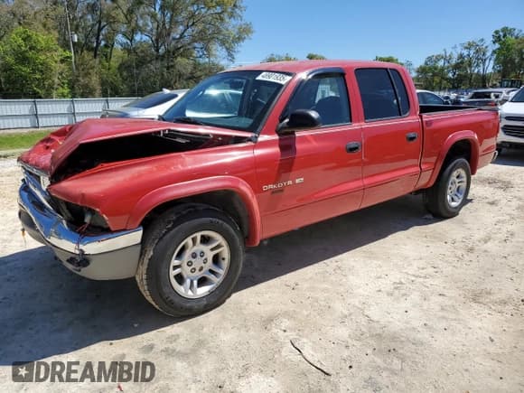 ✅ 2002 Dodge Dakota SLT • VIN: 1B7HL48N02S587177 • Lot: 48901935. Wystawiony na Copart z przebiegiem 207 550 mil. Bezpłatny archiwum sprzedaży aukcyjnych z USA i szczegółowy raport historii pojazdu na DreamBid. Zdjęcie 1.