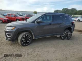 2020 Jeep Compass Limited z VIN 3C4NJDCB5LT146344, wystawiony jako Copart lot #71686775 z przebiegiem 87 637 mil mil oraz Czysty tytuł • Clean title. Historia ofert i sprzedaży dostępna na DreamBid. Obrazek 1.