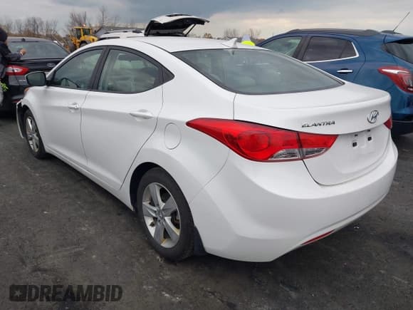 ✅ 2013 Hyundai Elantra GLS • VIN: 5NPDH4AE9DH427777 • Lot: 43629626. Listed on IAAI with 51,204 mi. Free auction sales archive from the USA and detailed vehicle history report at DreamBid. Image 3.
