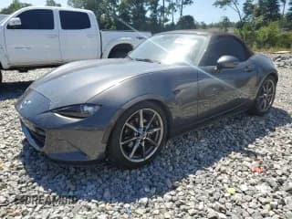 ✅ 2018 Mazda MX-5 Miata Grand Touring • VIN: JM1NDAD70J0203480 • Лот: 66434425. Опубликован ранее на Copart с пробегом 76 948 миль. Бесплатный доступ к архиву аукционных продаж из США и подробный отчёт об истории автомобиля на DreamBid. Изображение 1.
