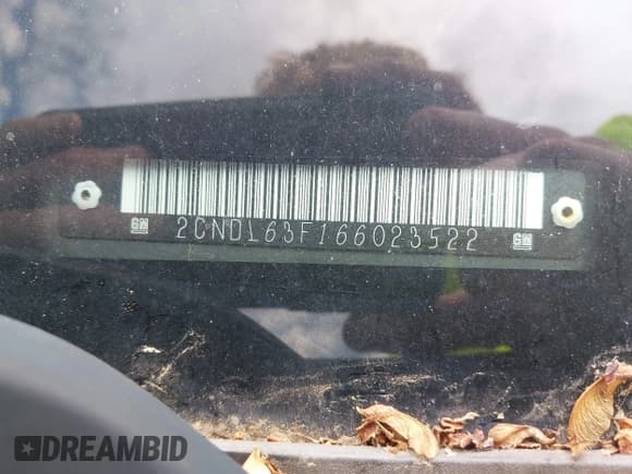 ✅ 2006 Chevrolet Equinox LT • VIN: 2CNDL63F166023522 • Лот: 42389852. Опубликован ранее на IAAI с пробегом 203 362 миль. Бесплатный доступ к архиву аукционных продаж из США и подробный отчёт об истории автомобиля на DreamBid. Изображение 12.