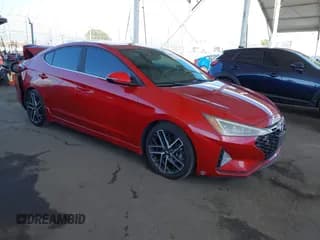 ✅ 2019 Hyundai Elantra Sport • VIN: KMHD04LB1KU833481 • Lot: 43269177. Listed on IAAI with 108,637 mi. Free auction sales archive from the USA and detailed vehicle history report at DreamBid. Image 1.