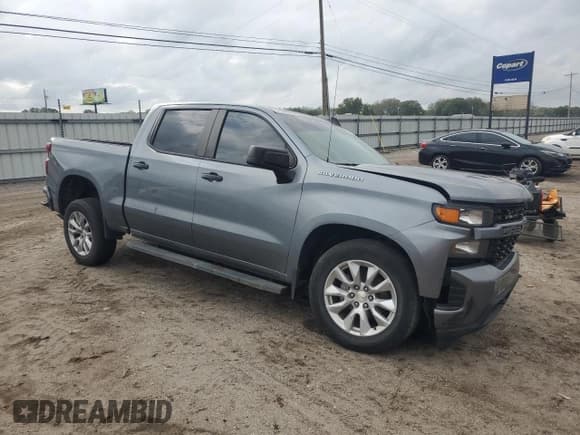 ✅ 2020 Chevrolet Silverado 1500 Custom • VIN: 3GCPWBEK7LG374754 • Lot: 79290414. Listed on Copart with 100,469 mi. Free auction sales archive from the USA and detailed vehicle history report at DreamBid. Image 4.