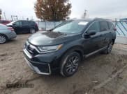 ✅ 2022 Honda CR-V Touring • VIN: 2HKRW2H98NH612624 • Lot: 43757277. Listed on IAAI with 37,728 mi. Free auction sales archive from the USA and detailed vehicle history report at DreamBid. Image 2.