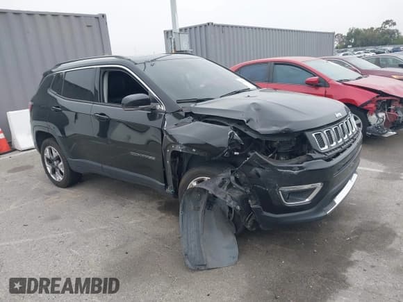 ✅ 2019 Jeep Compass Limited • VIN: 3C4NJDCB4KT594525 • Lot: 42472846. Wystawiony na IAAI z przebiegiem 84 815 mil. Bezpłatny archiwum sprzedaży aukcyjnych z USA i szczegółowy raport historii pojazdu na DreamBid. Zdjęcie 1.