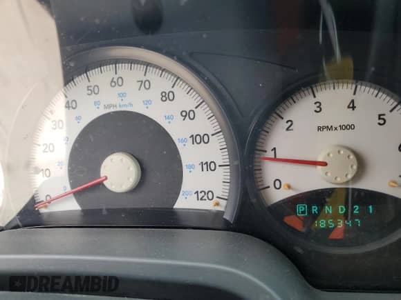 2007 Dodge Dakota ST with VIN 1D7HW28K97S270495, listed as a Copart auction lot 67482585 with 185,347 mi miles and Salvage title. Bid and sale history available at DreamBid. Image 9.