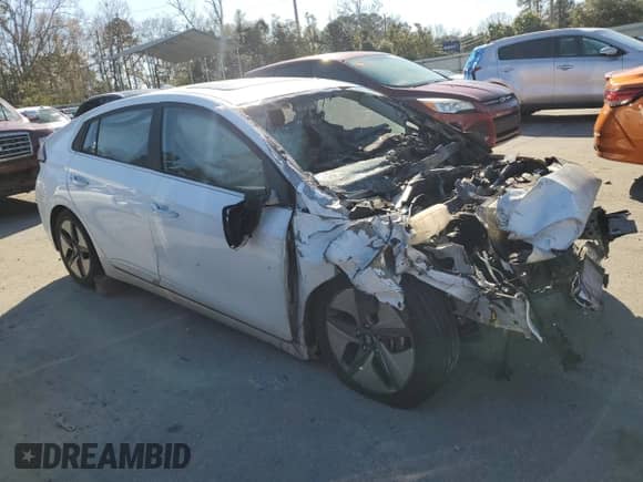 2022 Hyundai Ioniq Limited с VIN KMHC05LC9NU277077, выставлен на аукционе Copart как лот 43608305 с пробегом Не указан миль и На запчасти • Non repairable. История ставок и продаж доступна на DreamBid. Изображение 4.