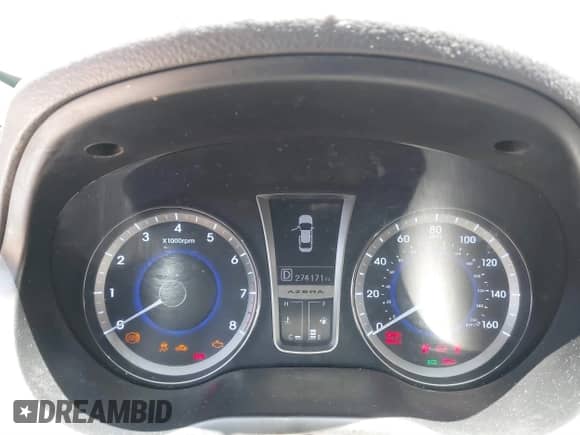 2012 Hyundai Azera с VIN KMHFH4JG1CA153423, выставлен на аукционе IAAI как лот 39641025 с пробегом 274 171 миль миль и . История ставок и продаж доступна на DreamBid. Изображение 7.