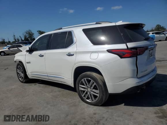 2022 Chevrolet Traverse High Country z VIN 1GNERNKW1NJ174405, wystawiony jako Copart lot #55285865 z przebiegiem 257 205 mil mil oraz Nie do naprawy • Non repairable. Historia ofert i sprzedaży dostępna na DreamBid. Obrazek 2.