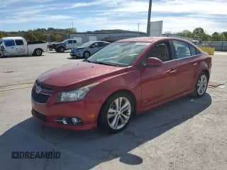 2012 Chevrolet Cruze LTZ с VIN 1G1PH5SC7C7137405, выставлен на аукционе Copart как лот 82608155 с пробегом 190 060 миль миль и Чистый • Clean title. История ставок и продаж доступна на DreamBid. Изображение 1.