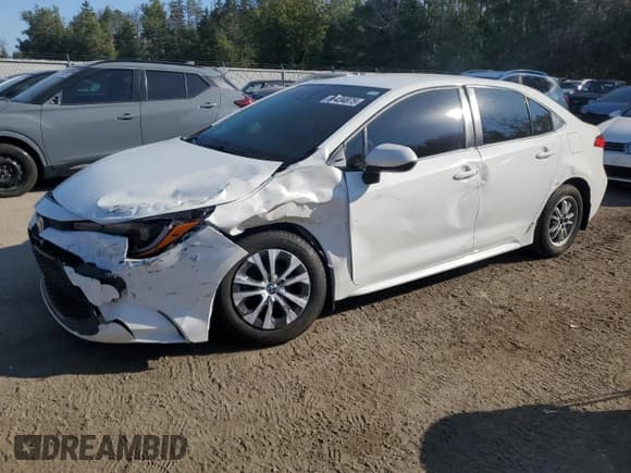 ✅ 2022 Toyota Corolla Hybrid • VIN: JTDBAMDE3N3003337 • Lot: 80434875. Listed on Copart with 151,034 mi. Free auction sales archive from the USA and detailed vehicle history report at DreamBid. Image 1.