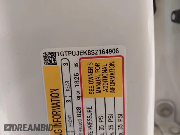 ✅ 2025 GMC Sierra 1500 Elevation • VIN: 1GTPUJEK8SZ164906 • Лот: 43038136. Опубликован ранее на IAAI с пробегом 12 693 миль. Бесплатный доступ к архиву аукционных продаж из США и подробный отчёт об истории автомобиля на DreamBid. Изображение 9.