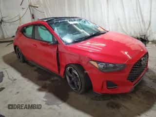 2019 Hyundai Veloster Turbo R-Spec z VIN KMHTH6AB8KU013806, wystawiony jako Copart lot #67036063 z przebiegiem 15 599 mil mil oraz . Historia ofert i sprzedaży dostępna na DreamBid. Obrazek 4.