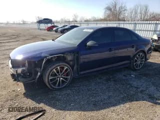 ✅ 2019 Audi S4 Prestige • VIN: WAUC4AF43KA002109 • Lot: 46342264. Listed on Copart with 107,240 mi. Free auction sales archive from the USA and detailed vehicle history report at DreamBid. Image 1.