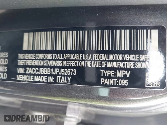 ✅ 2018 Jeep Renegade Latitude • VIN: ZACCJBBB1JPJ52673 • Lot: 42270587. Wystawiony na IAAI z przebiegiem 88 721 mil. Bezpłatny archiwum sprzedaży aukcyjnych z USA i szczegółowy raport historii pojazdu na DreamBid. Zdjęcie 9.