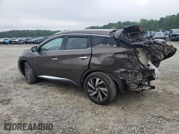 2015 Nissan Murano SL with VIN 5N1AZ2MHXFN208500, listed as a Copart auction lot 54423705 with 147,062 mi miles and Salvage title. Bid and sale history available at DreamBid. Image 2.