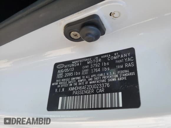 ✅ 2013 Hyundai Elantra SE • VIN: KMHDH6AE2DU023376 • Лот: 68324085. Опубликован ранее на Copart с пробегом 119 713 миль. Бесплатный доступ к архиву аукционных продаж из США и подробный отчёт об истории автомобиля на DreamBid. Изображение 12.