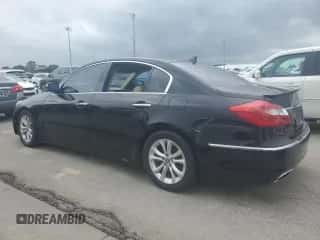 2012 Hyundai Genesis 3.8L with VIN KMHGC4DD0CU155313, listed as a Copart auction lot 75166104 with Not provided miles and Salvage title. Bid and sale history available at DreamBid. Image 2.