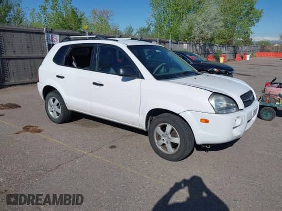 2006 Hyundai Tucson GL z VIN KM8JM72B56U324168, wystawiony jako IAAI lot #42146955 z przebiegiem 206 919 mil mil oraz . Historia ofert i sprzedaży dostępna na DreamBid. Obrazek 1.