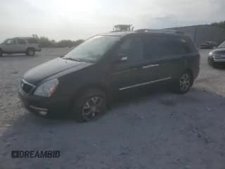 ✅ 2014 Kia Sedona EX • VIN: KNDMH4C76E6570597 • Лот: 81217105. Опубликован ранее на Copart с пробегом 105 487 миль. Бесплатный доступ к архиву аукционных продаж из США и подробный отчёт об истории автомобиля на DreamBid. Изображение 1.