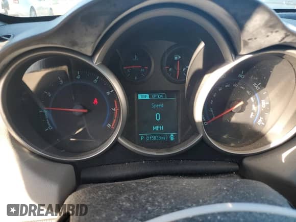 2013 Chevrolet Cruze LS with VIN 1G1PA5SH3D7264380, listed as a Copart auction lot 83837285 with 215,833 mi miles and Clean title. Bid and sale history available at DreamBid. Image 9.